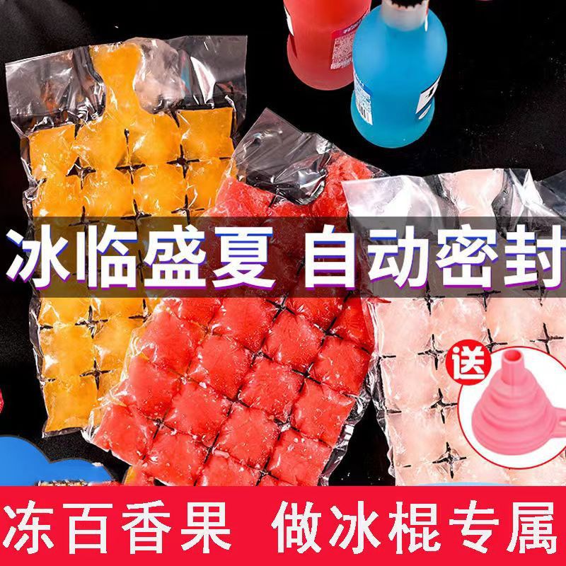 Disposable ice bag for home use