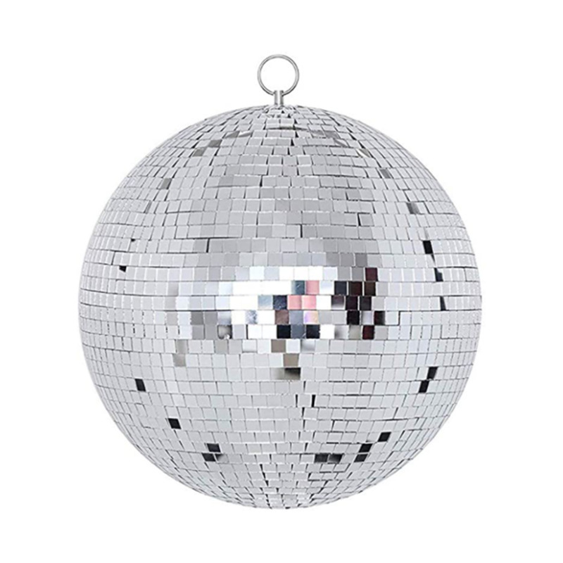 跨境50cm-1米玻璃反光disco镜面球酒店节日派对酒吧KTV婚礼装饰品