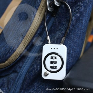 Patented Design Tai Chi Two-Color Hss Upgraded Lock Backpack Trolley Case Pencil Case Password Lock Password Padlock 03U