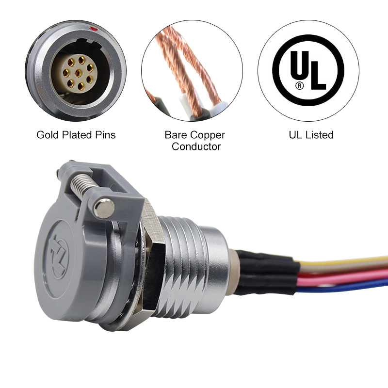M12航空防水插头转RJ45网线