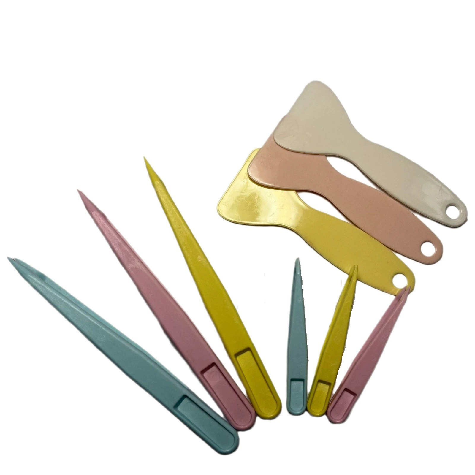 Прямые поставки с фабрики Macaron ручной Пинцет для счета DIY наклейка студенческий Пинцет Указал слизь карта пластиковый зажим