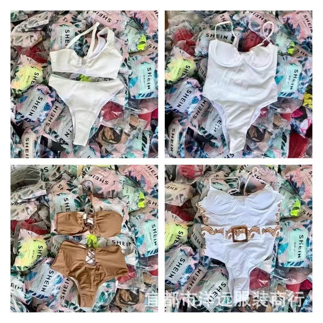 Transfronterizos Amazon Shein split bikini de dos piezas traje de baño de moda sexy stock al por mayor