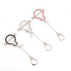 Factory direct sale import and export 14G 316L stainless steel handcuff ring body jewelry punk body piercing jewelry