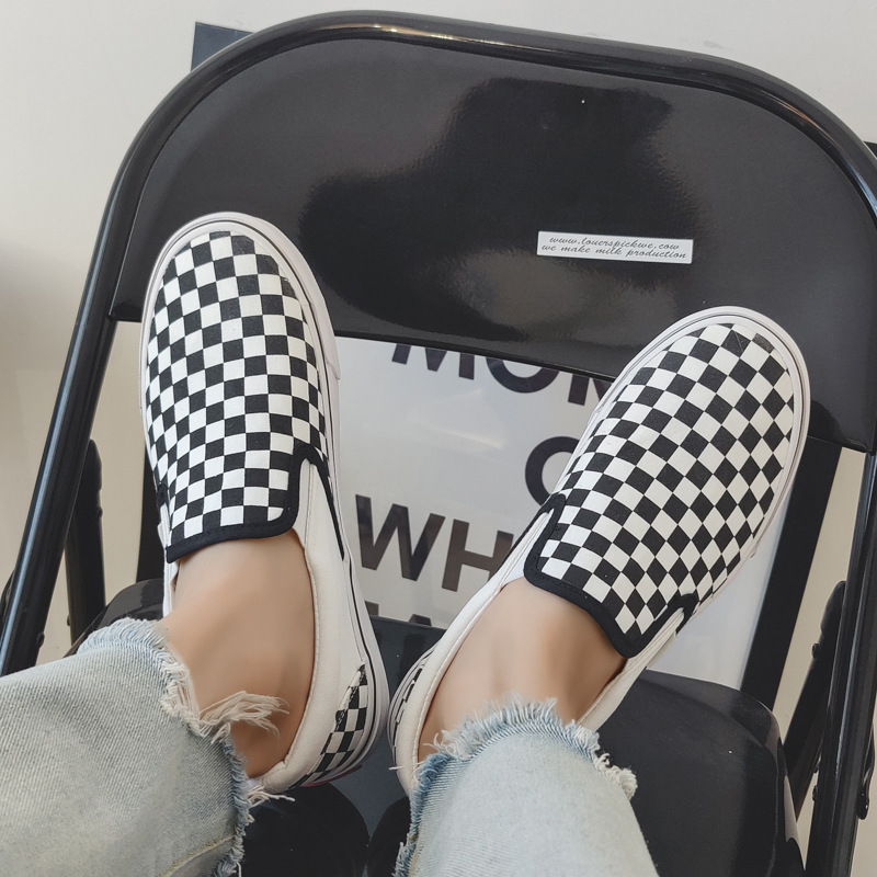 VASIBAEN Jiaben 2023 Nouvelle version coréenne des chaussures en toile à enfiler Uzzang Baskets décontractées pour femmes_voghion.com