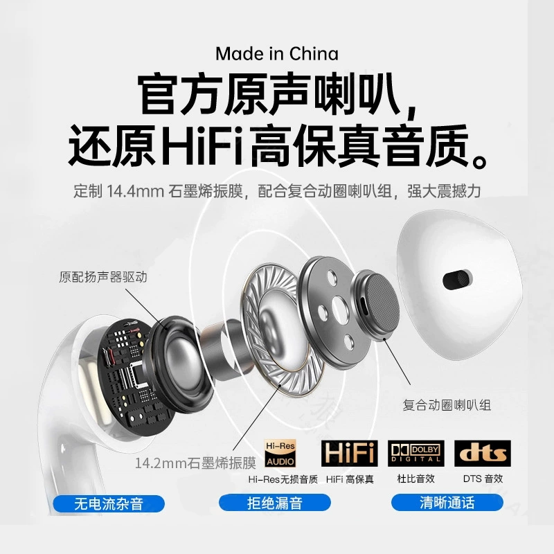 Тщательно отобранная новая Bluetooth-гарнитура Huaqiangbei air4 для спорта и звонков с активным шумоподавлением, подходит для наушников четвертого поколения Apple