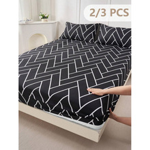 J 49571 Aloe cotton printed bedding four piece set «����ӡ