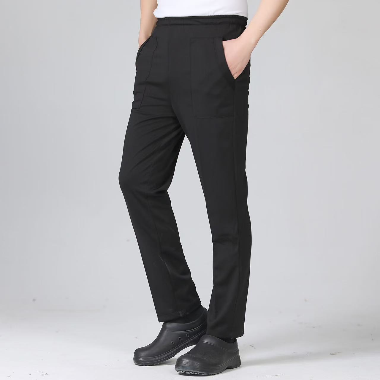 Black pants-[Full elastic]