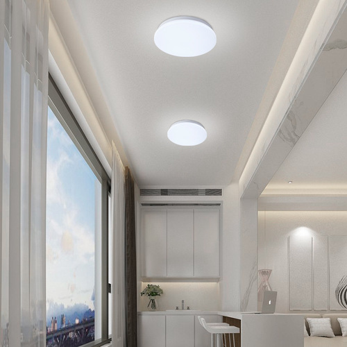 New LED sound and light control ceiling lamp human body induction corridor induction lamp fire emergency lighting radar induction