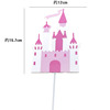 Children's cake decoration festival castle is baking birthday fast east plug -in dessert dessert dessert full moon plug plug