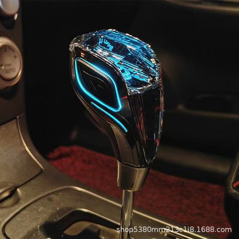 Transmisión manual de cristal de camión de automóvil 5 velocidades 6 velocidades montado en el vehículo transformar la cabeza de desplazamiento de la palanca de cambio colgando bola de mano