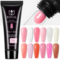 Crystal extension gel nail polish wholesale Poly Gel nail quick extension 15ml phototherapy paper-free jelly gel