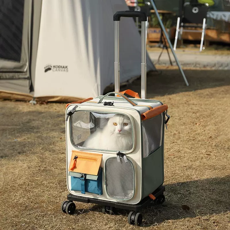 猫包外出便携猫咪背包宠物双肩包车载航空箱狗狗大容量猫箱宠物包