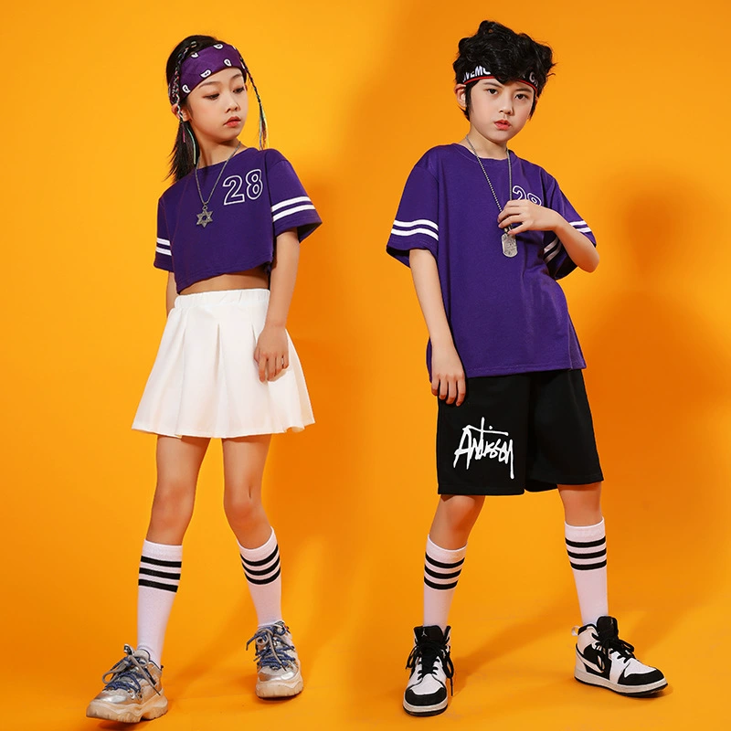 Детская одежда для тренировок в стиле хип-хоп, детская модная одежда для девочек, хип-хоп одежда для выступлений, костюм для джазовых танцев