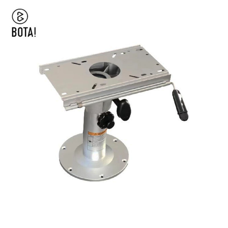 Yate lancha rápida de aleación Aluminio barco pesca asiento elevación base ajuste giratorio horizontal soporte móvil