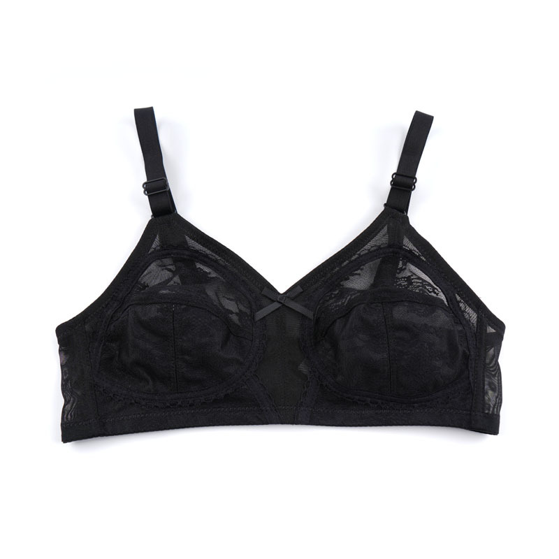 Gran tamaño de ropa interior verano super delgada taza de pecho grande pequeño sujetador ajustable simple sujetador de mm grasa