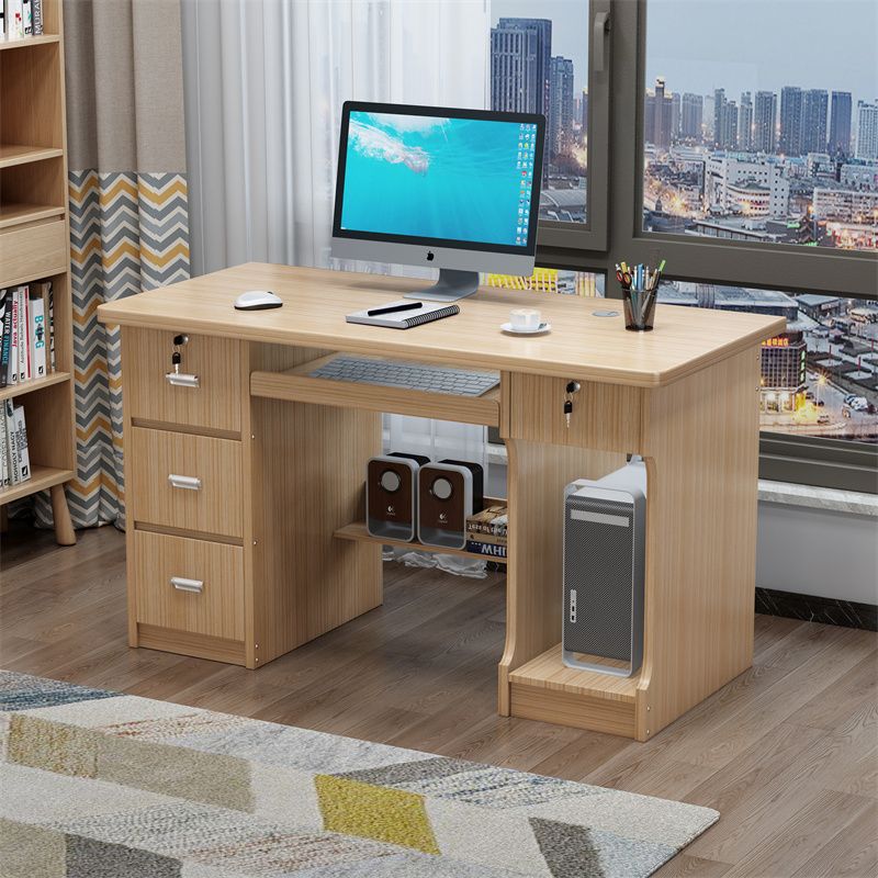 컴퓨터 책상 ⧸ 티크색 [길이 120 폭 60 높이 75cm]