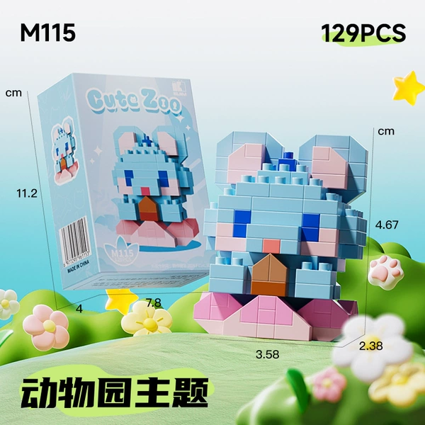 M115 Blue Rat 129pcs [Color Box Version]