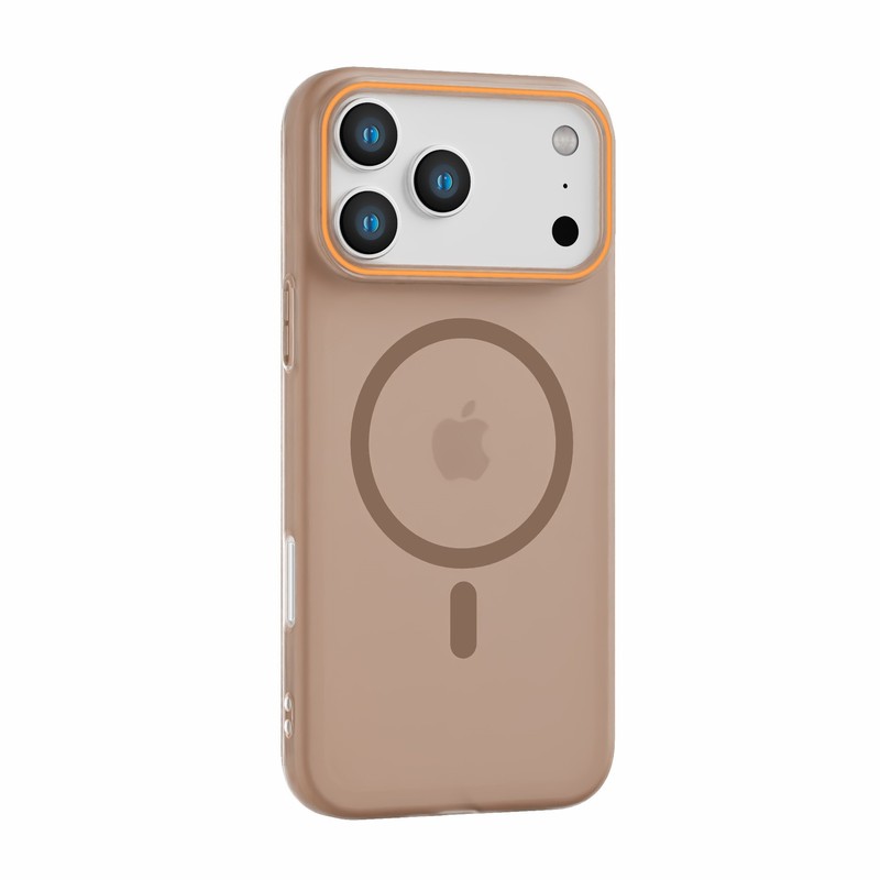 适用iPhone17冰雾磨砂肤感磁吸手机壳苹果16撞色镜框硬PC保护套15|undefined