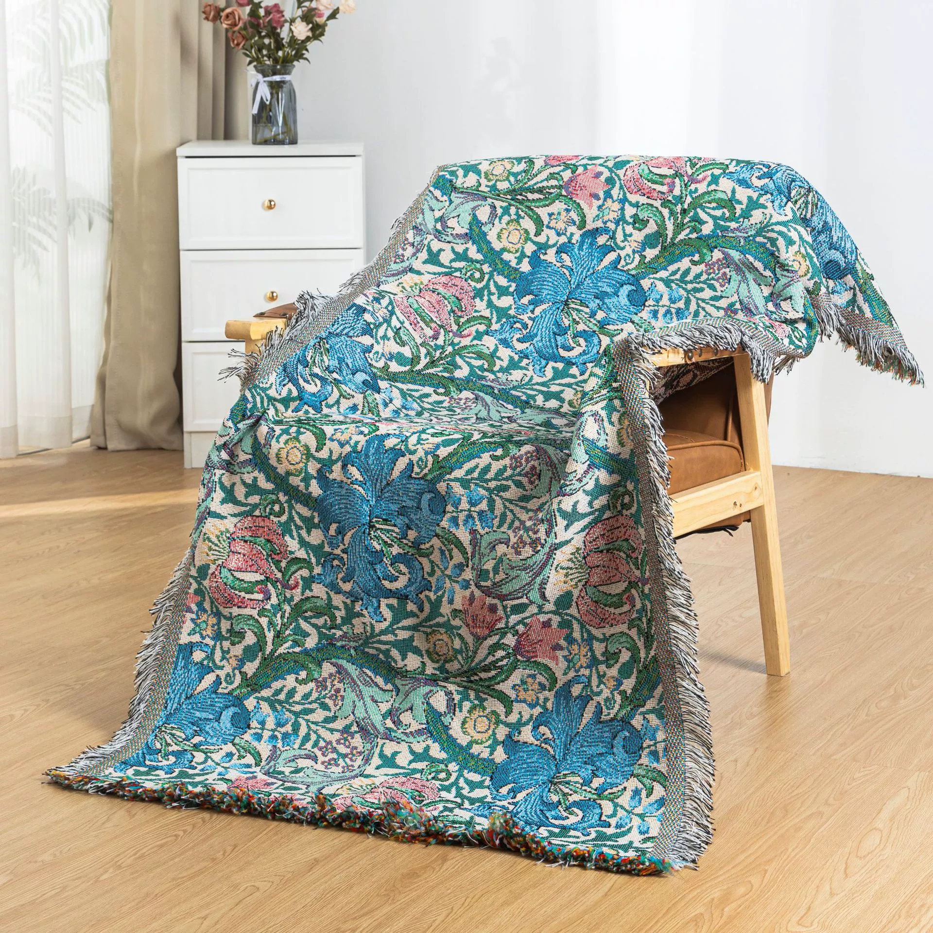 Universal High-End Double-Sided Sofa Throw, Thick and Soft, Reversible Blanket in Multiple Colors