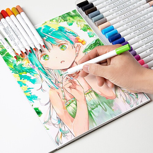 Mark paper marker pen drawing paper A3 drawing paper white paper 8k4k open drawing book Mark Ben A4 children's graffiti scroll