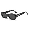 Retro sunglasses, square glasses solar-powered, sun protection cream, simple and elegant design, UF-protection