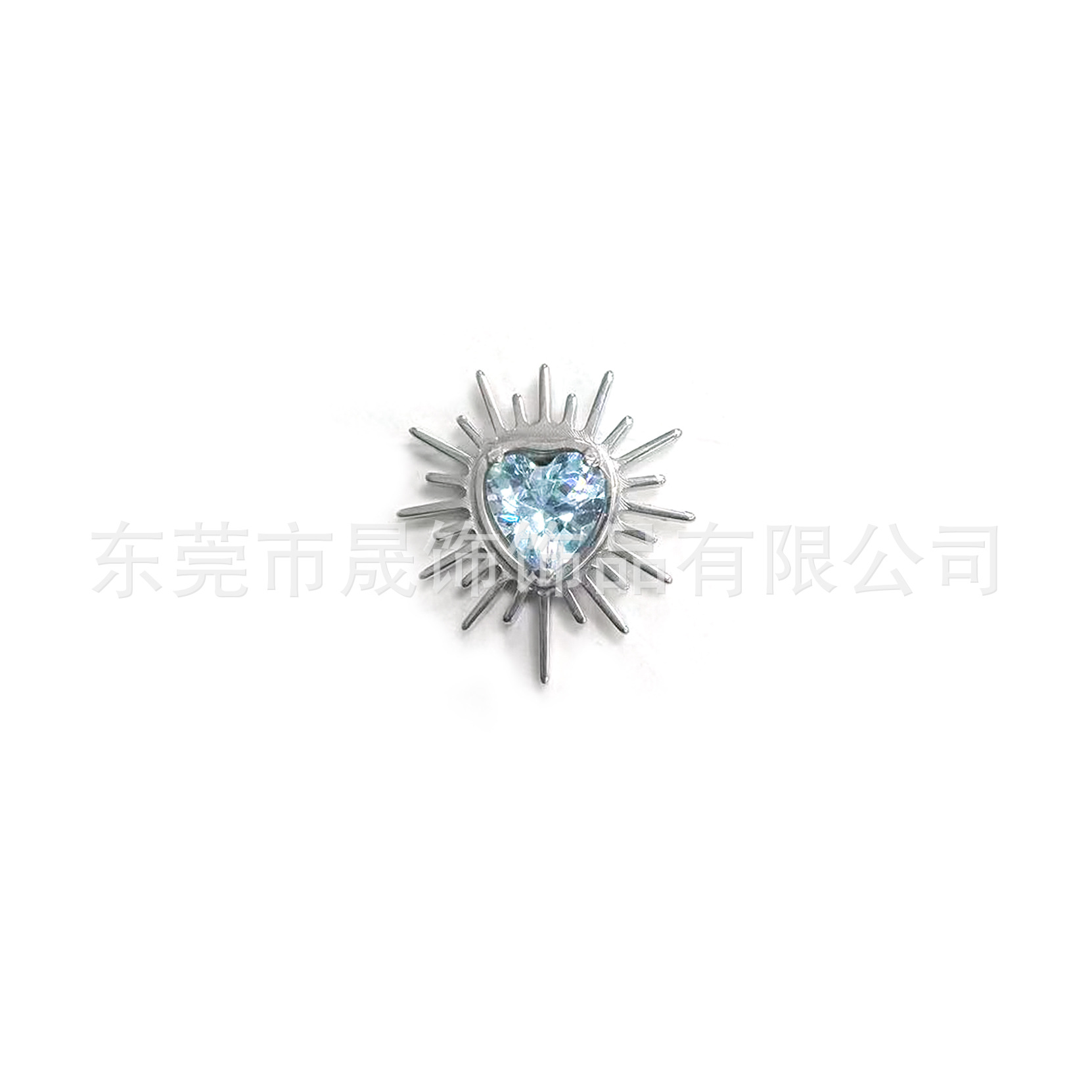 F136 Titanium Alloy Ear Stud 海胆 Heart 芒刺 Studded 5A Cubic Zirconia Helix Cartilage Stud G23 Titanium Piercing Jewelry