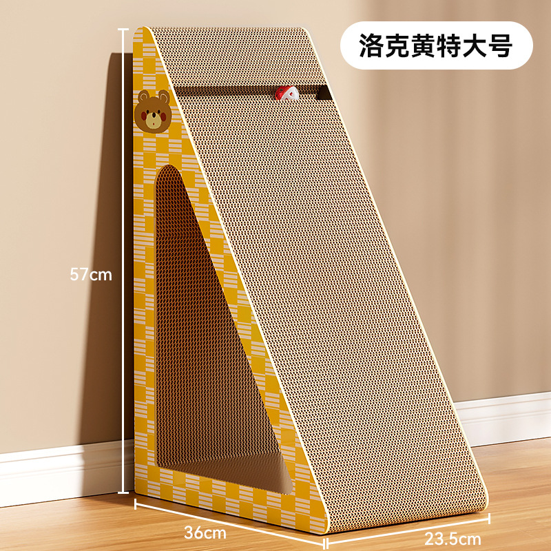 Tablero de agarre para gatos vertical resistente al agarre, resistente al desgaste, sin astillas, papel corrugado, herramienta mágica de pulido de garras, tablero de garras para gatos, juguetes para gatos, suministros para gatos