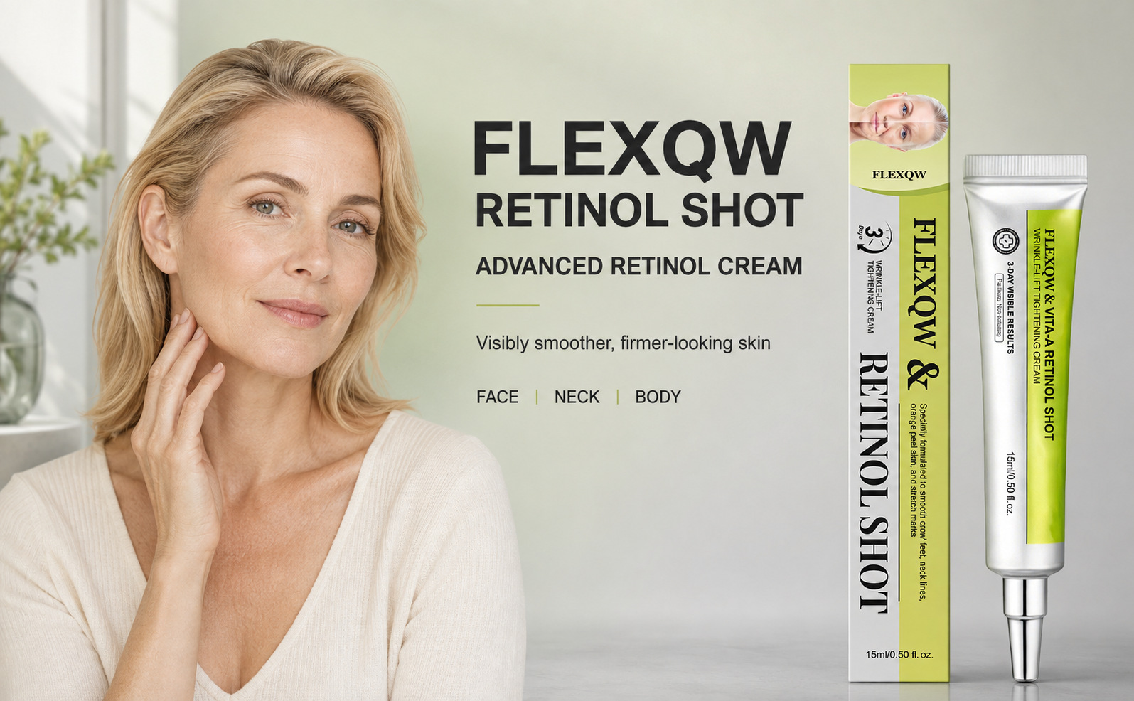 Wow Cross-Border Bestseller Retinol Augencreme - Sanfte, feuchtigkeitsspendende Textur mit feiner, milder Retinol-Essence