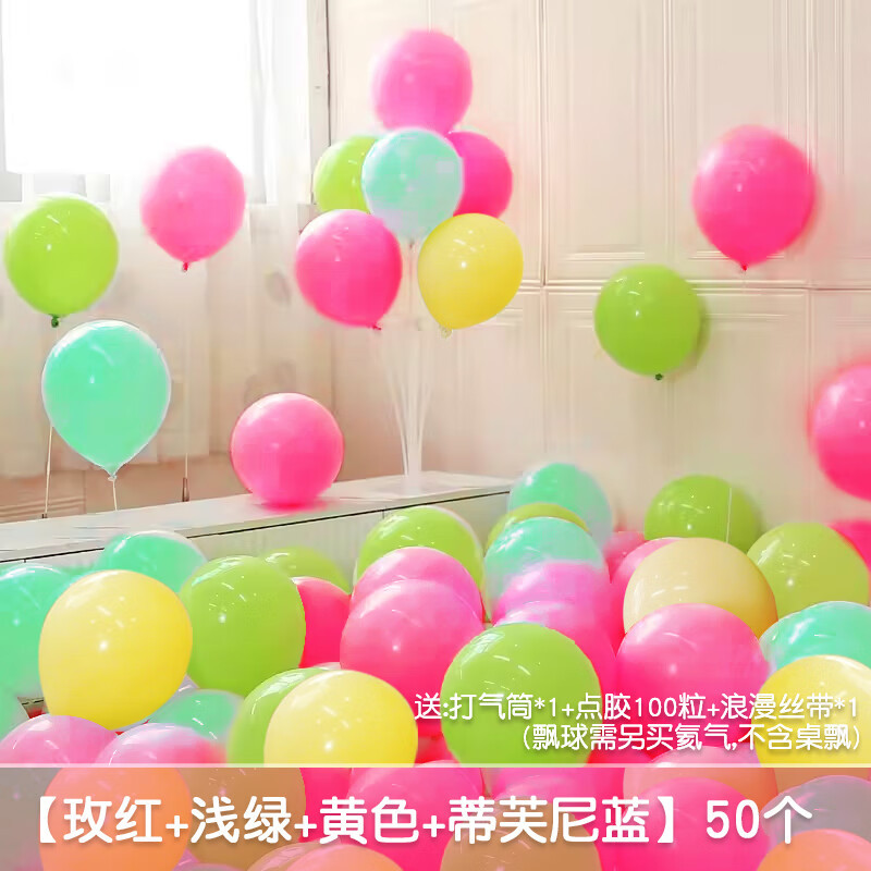 Escenas de atmósfera de globo macarón para niños no tóxicos cumpleaños globo decoración al por mayor dopamina espesado