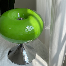 中古意大利設計師裝飾床頭燈包豪斯書房個性卧室綠色玻璃蘋果台燈