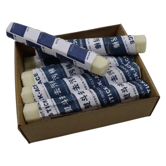 Clean Wang iron soleplate decontamination stick to remove hot pulp, scorch, viscose residue, etc. Bottle steam iron decontamination cream