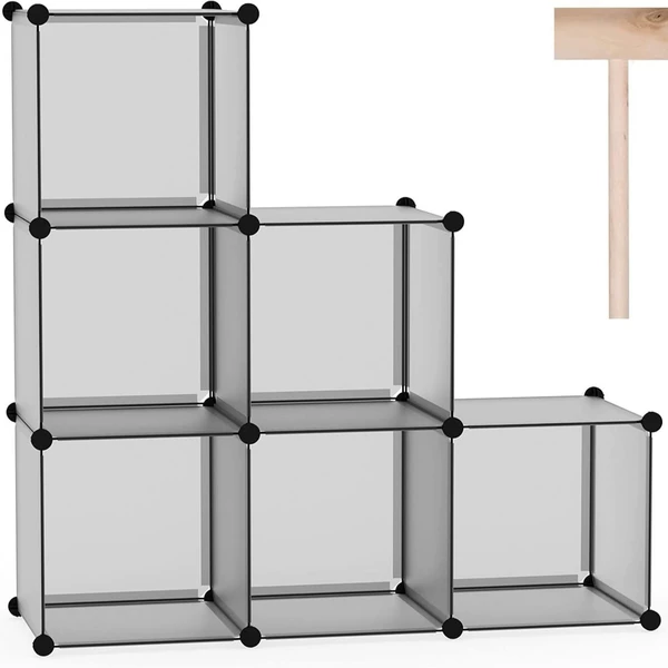 Gray six grids without doors