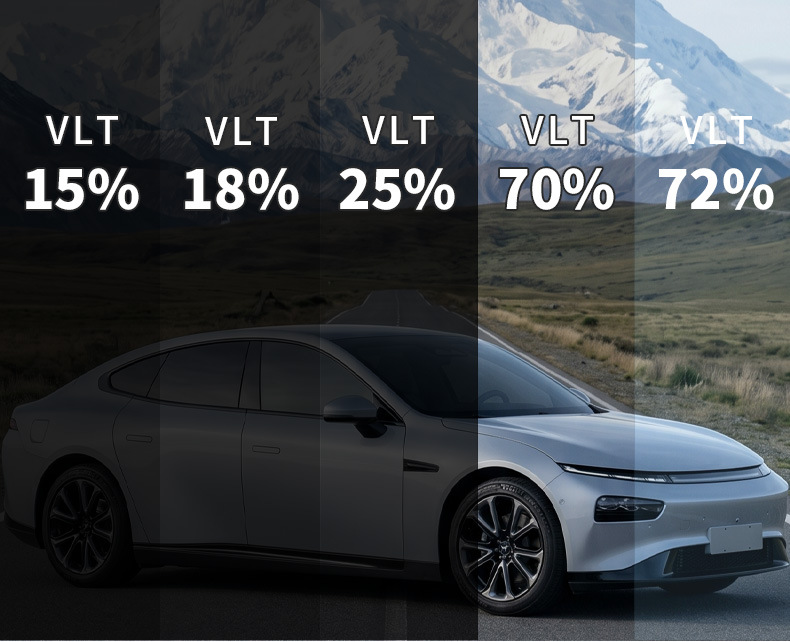 Car Heat Insulation Film, Constant Color, Korean A Series Wholesale, Front Windshield Anti-Glare Film, Side and Rear Window Sun Heat Insulation Film