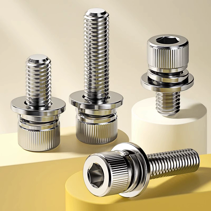 304 нержавеющая сталь внутренний шестигранный трехугольный винт с плоской накладкой болт 2M3M4M5M6M8M10M12