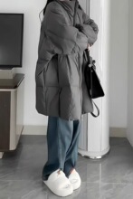 棉女棉服冬季二棉女外套2025新款加厚韩系东大门棉袄女中长款