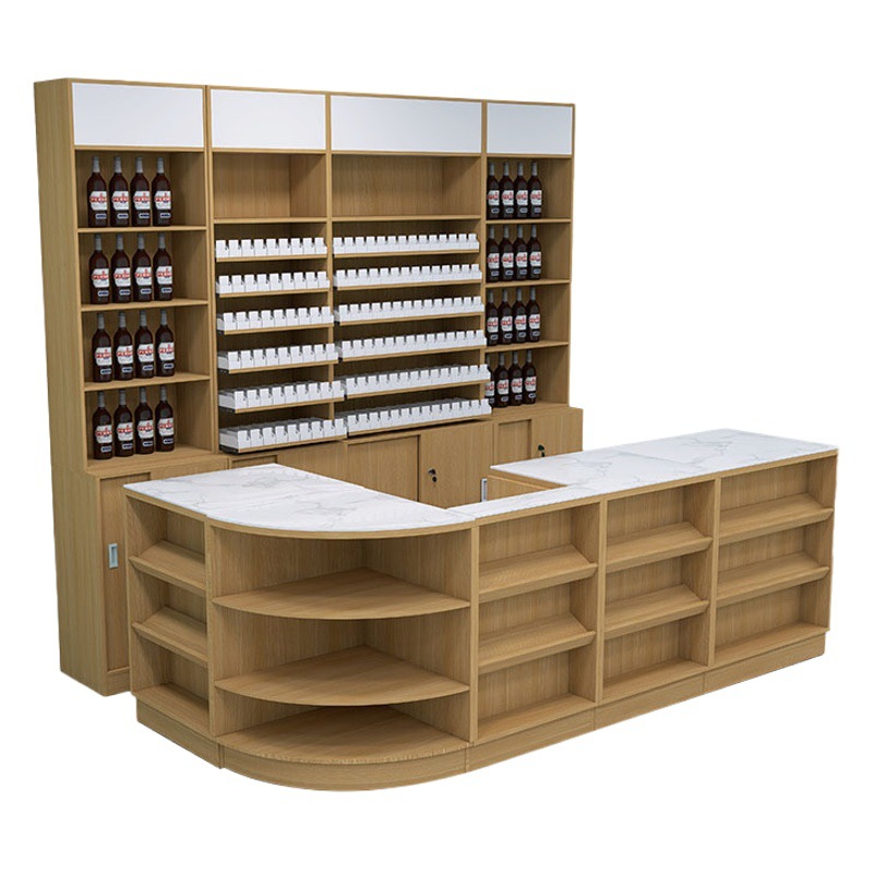 Cashier Counter Supermarket Convenience Store Cigarette Cabinet Combination Bar Stationery Store Mother and Baby Store Small Corner Counter Slate Countertop