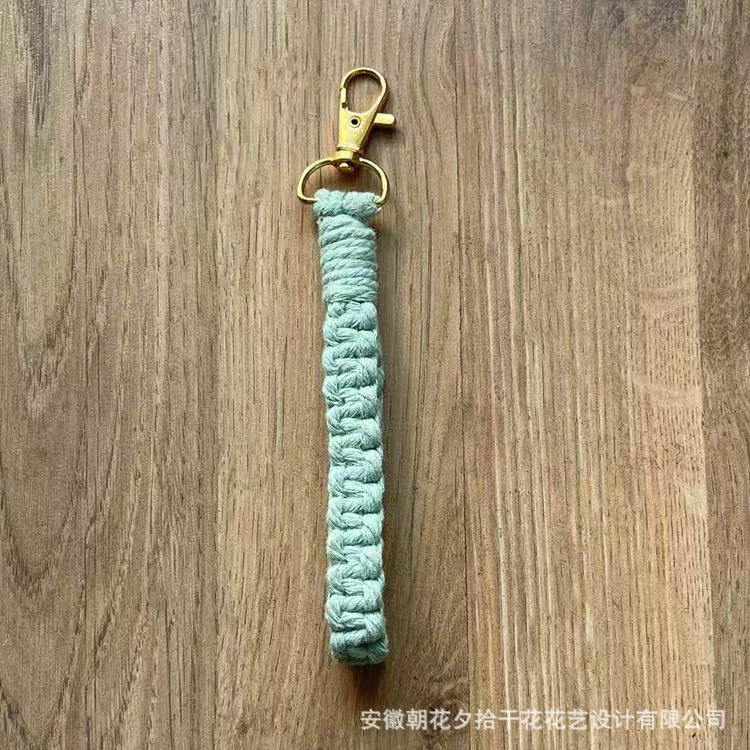 Llavero tejido a mano Nórdico tejido colgante bolsa colgante coche llavero lana llavero Navidad