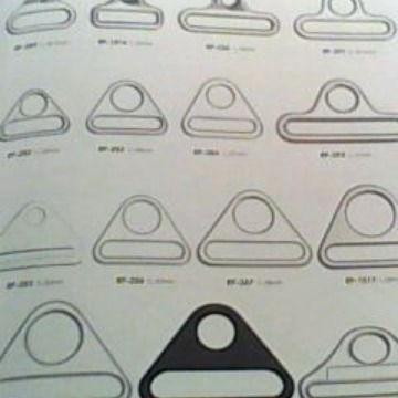 供应锌合金材质三角环 三角扣 内径20  25  32  38  50mm量多包邮