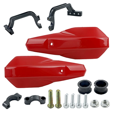 Motorcycle Safety Supplies modified hand handle mudguard - plastic-small-hand-red