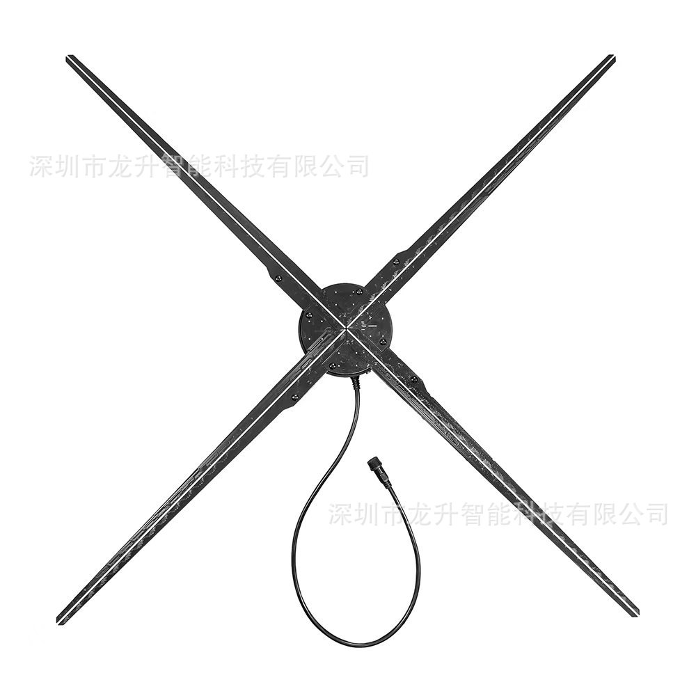 3D全息风扇广告机65cm高清HDMI实时同步传输 控制盒 祼眼成像展厅