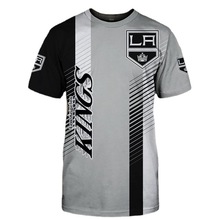 新款NHL短袖T恤欧美冰球服数码印花曲棍球衣夏季男士休闲短袖t恤