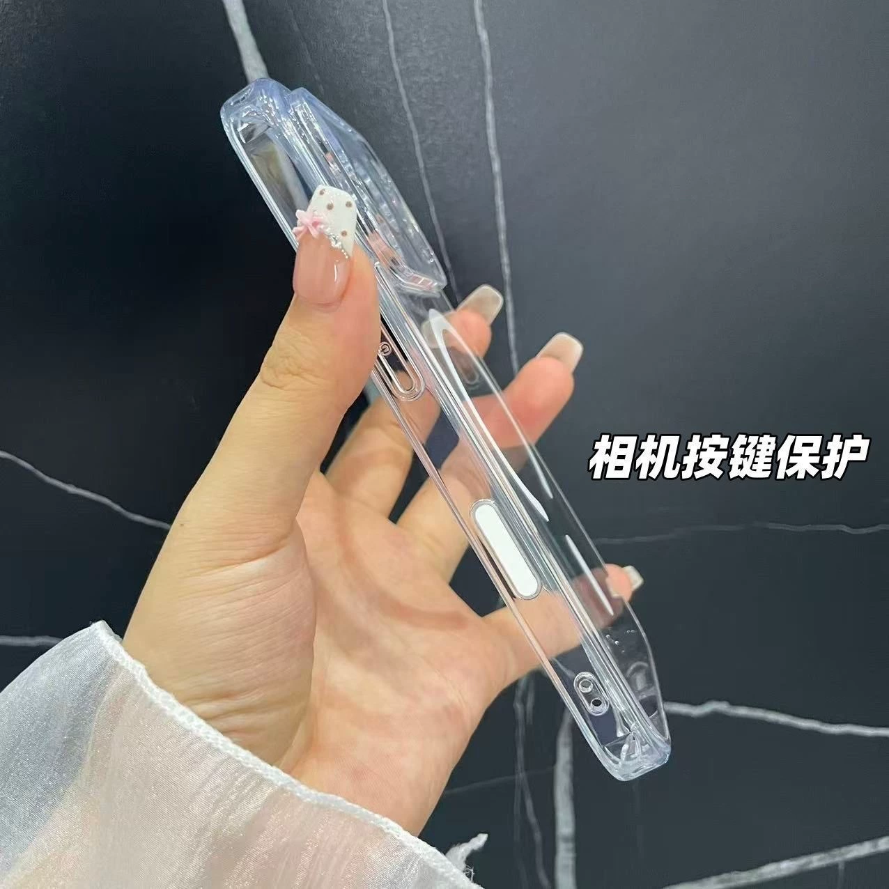 Чехол для телефона (Apple) серии iPhone 17 — совместимый с MagSafe прозрачный TPU, точные вырезы под камеры, защита от падения