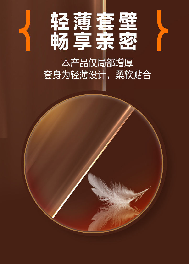 Jasper Coffee Fragrance Delay Condoms, Natural Latex, 3-Pack — detail image 17