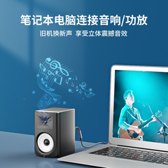 Typec double lotus cable divided into two is suitable for Huawei and Apple mobile phones to connect to power amplifier speakers RAC audio adapter cable