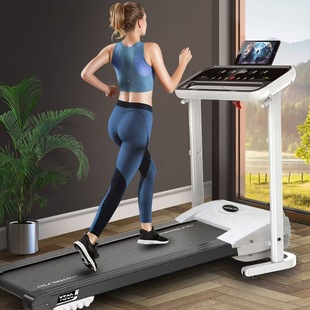 Cross-Border Treadmill for Home Use, Small Mini Folding Fitness Ultra-Quiet Walking Machine, Multi-Functional Fitness Equipment