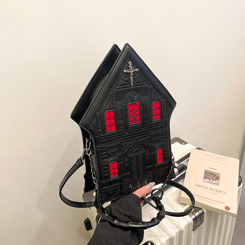 Distinctive Creative Small Bag Women's 2025 New European and American Fashion Rivet Shoulder Bag Ins Crossbody House Style Bag Distinctive Creative Small Bag Women's 2025 New European and American Fashion Rivet Shoulder Bag Ins Crossbody House Style Bag