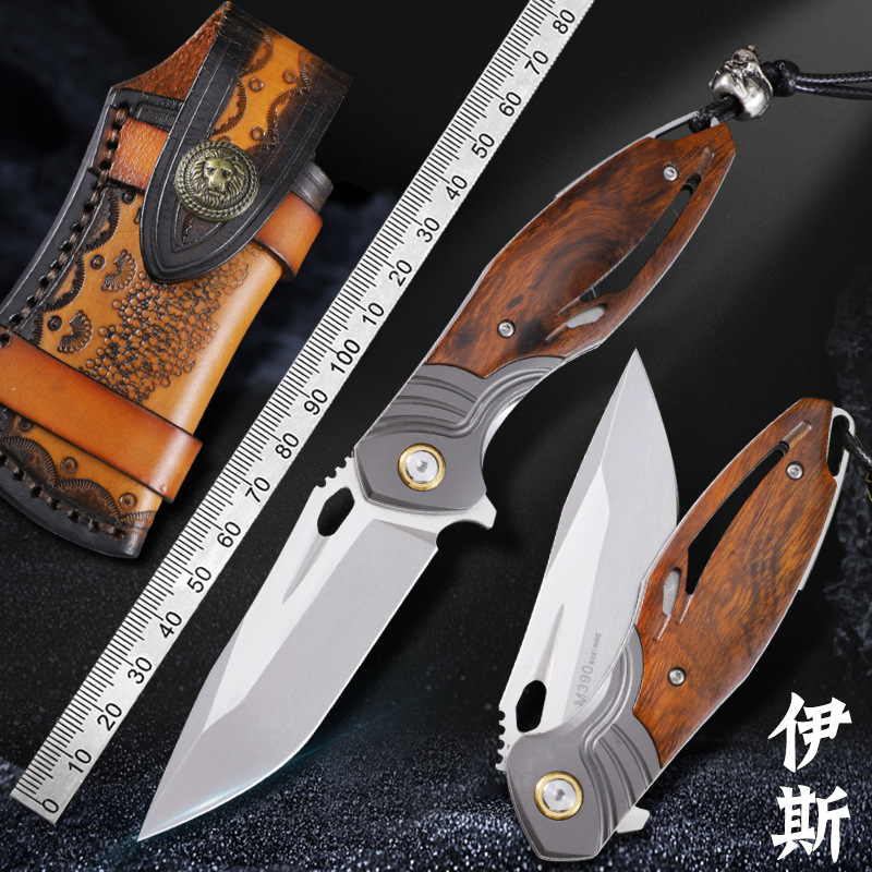 M390粉末钢折叠小刀高硬度锋利野营折刀户外求生随身刀战术刀