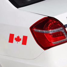 外贸车贴个性创意潮酷加拿大枫叶国旗PVC不干胶车身装饰