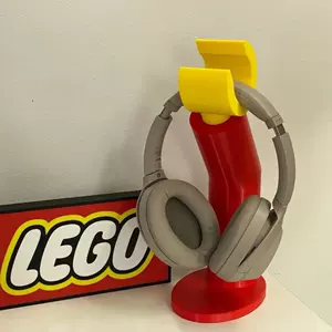 Lego, наушники, трубка, аксессуары, ноутбук, популярно в интернете, 3D печать
