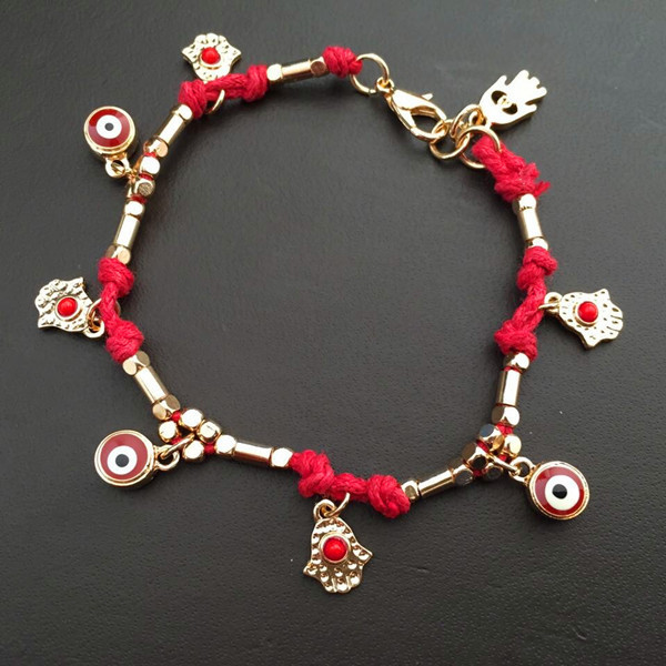 Ethnic Style Woven Turkish Demon Eye Bracelet display picture 5